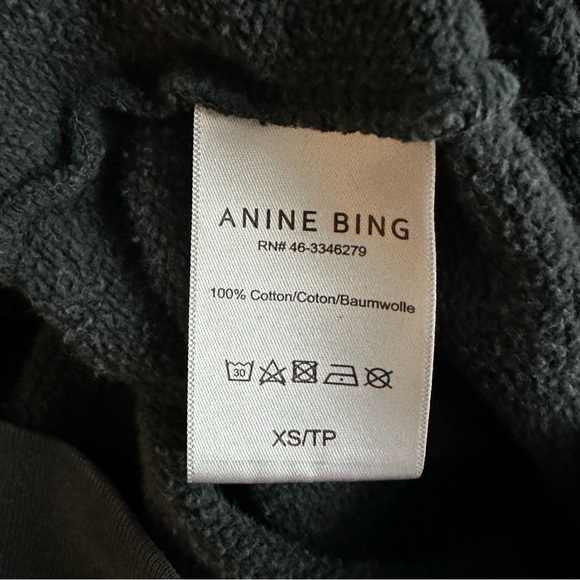 Anine Bing Black Tiger Graphic Sweatshirt - Picture 9 of 9